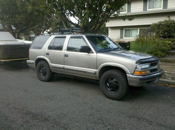 Blazer front damage