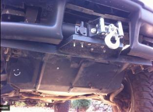 bolted in