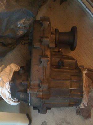 Transfer case before beadblast