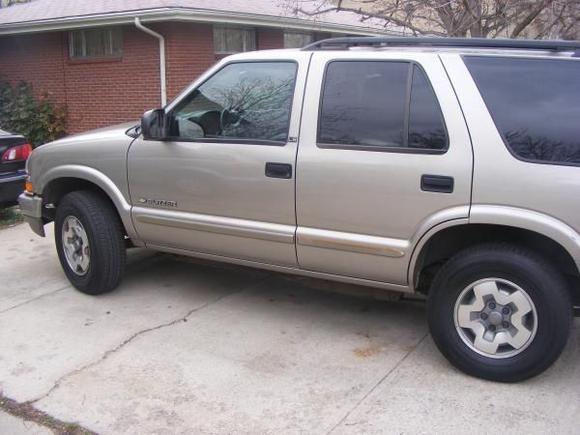 2002 Blazer, first day home