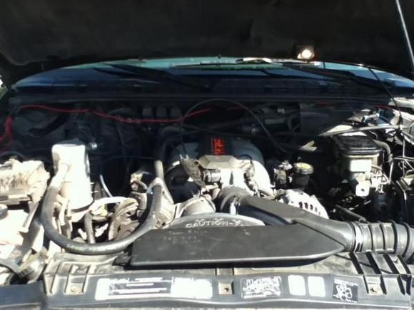 Very Old pic of my shitty stock engine,oh Mr. Vortec how I wish you were stronger