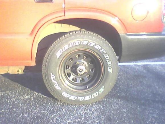Bridgestone closeup.  Pic was brightened a little, because the lighting on that day wasn't the greatest.