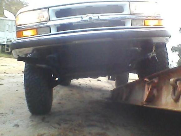 front sway bar discoed!