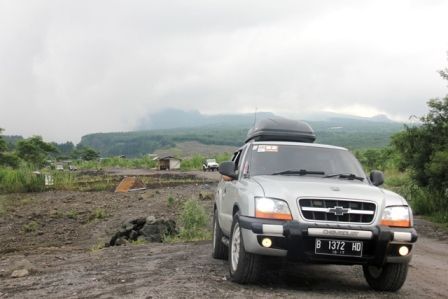 Infron of Merapi mountain