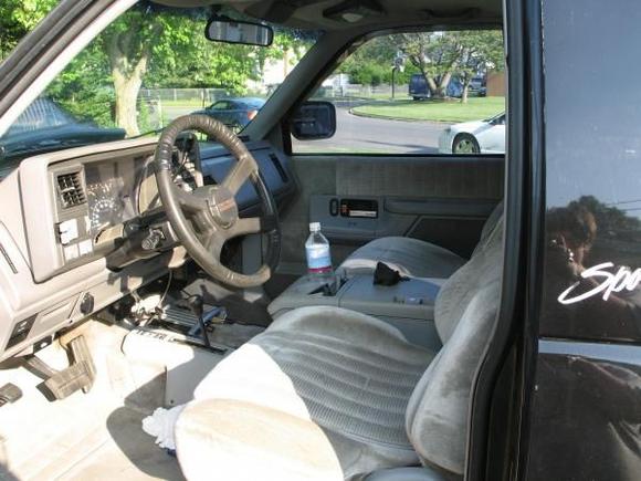 Pretty clean and stock interior