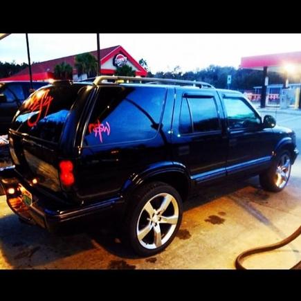 Just washed her