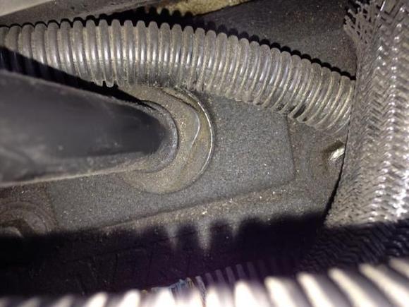 image crank case vent, will be removing
And replacing with a large oil breather