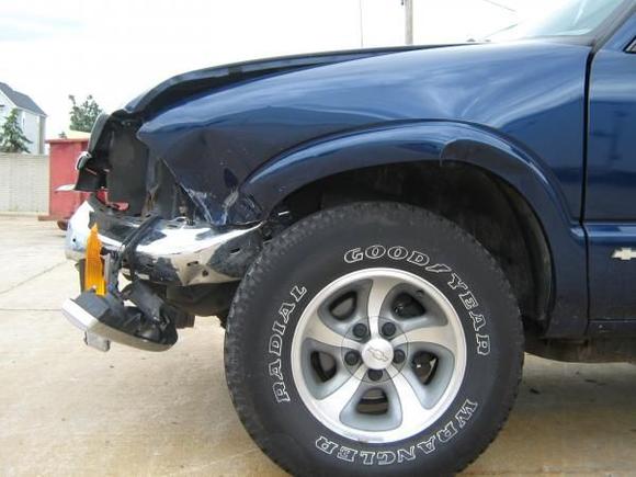 fender in past the wheels