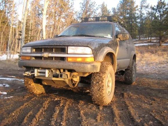 A little mud on the tires