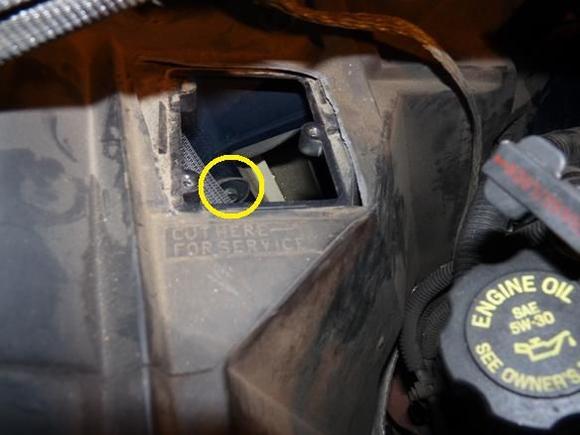 29 - Bolt to be removed inside this box