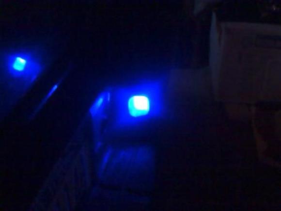 Blue LEDs tag lights