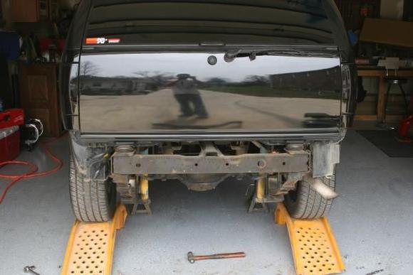 after the bumper and sides were removed