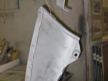 This is the lower part of the front body panel group - blasted and ready for etching primer