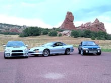 Camaro and 2 Buddies Subies (HDR Image)