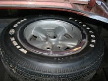 original spare with wide oval