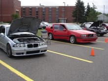 BMW M3 and Volvo 850R