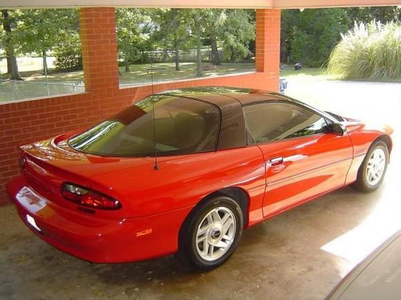 1995 Camaro Z28 in carport
