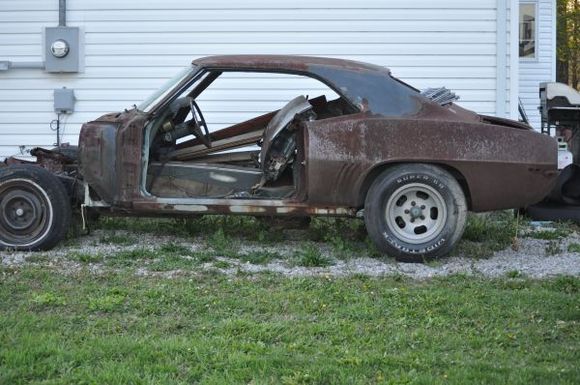 69 Camaro/ firebird project, this was the ad photo in the Ohio Craigslist postings when I purchased it.