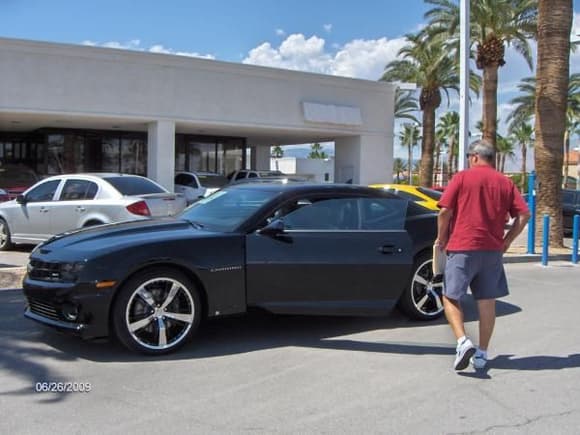 Picking up Dar's Camaro number 1055 produced