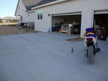 side view of my house. 4 car garage in the back, 2 car garage in the front :) i like this house!