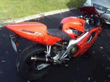 danmoto exhaust, nice and cheep