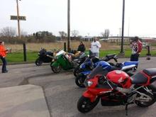First bike ride of the 2015 season