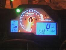 Blue LED's by Tripage and gauge overlay bought from ebay