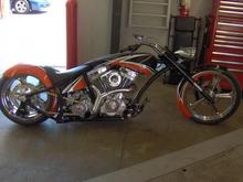 custom harley built for a customer