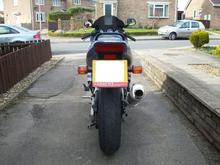 CBR600 F2 with 180 tyre pic 2