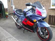 CBR600 F2 with 180 tyre pic 7