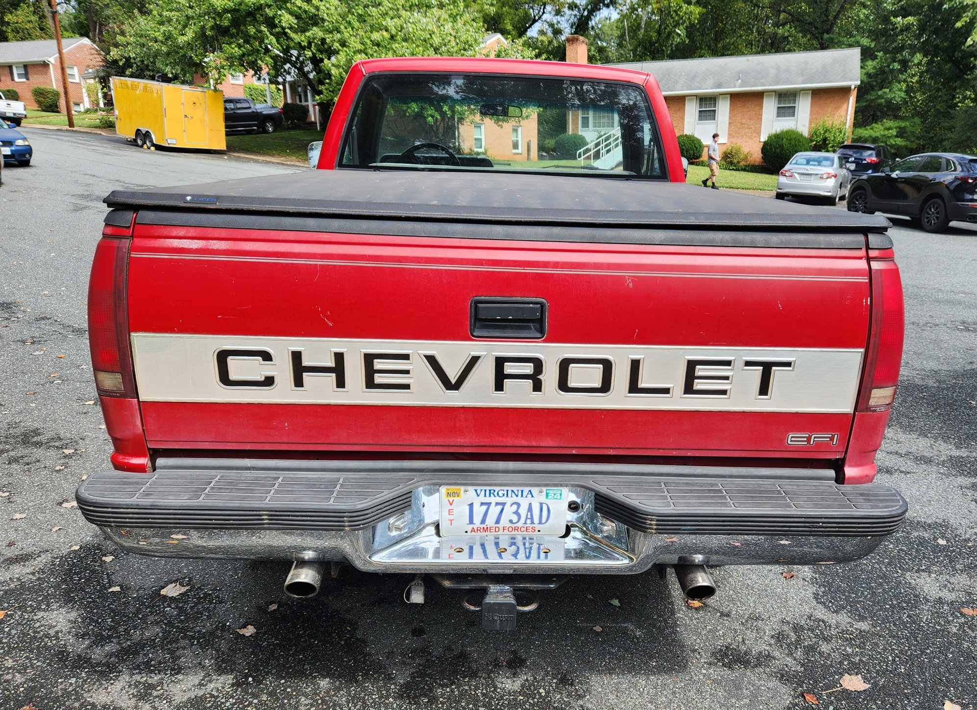 1989 Chevrolet K1500 - 1989 Chevrolet Silverado 4x4 Regular cab SWB - Used - VIN 1GCDK14K7KZ263341 - 113,000 Miles - 8 cyl - 4WD - Automatic - Truck - Red - Charlottesville, VA 22903, United States