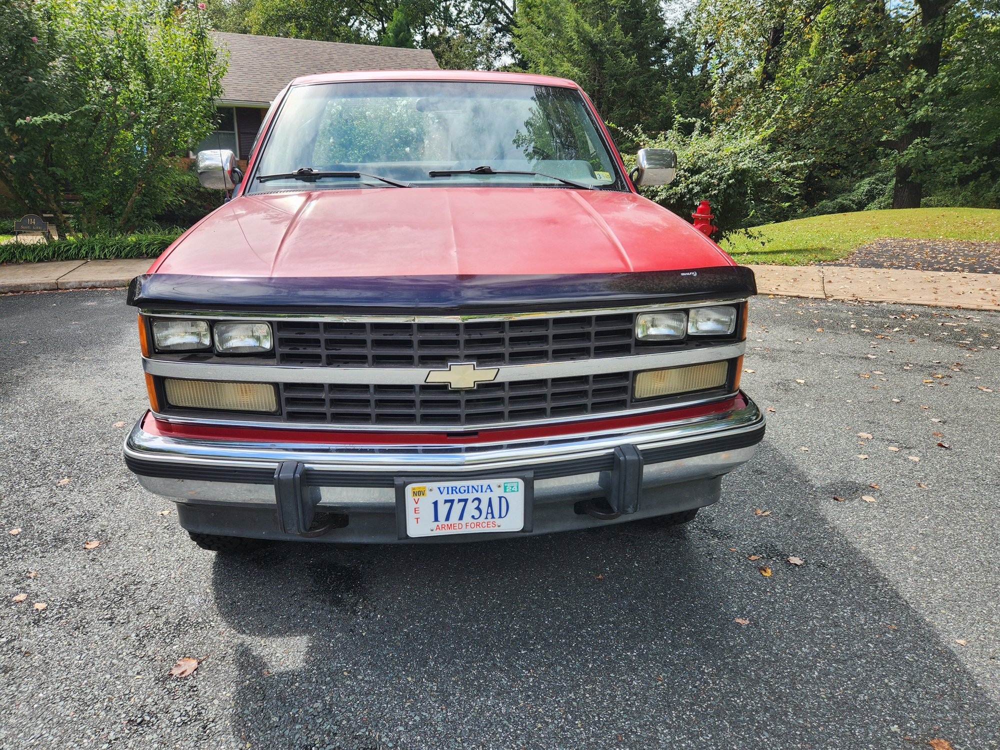 1989 Chevrolet K1500 - 1989 Chevrolet Silverado 4x4 Regular cab SWB - Used - VIN 1GCDK14K7KZ263341 - 113,000 Miles - 8 cyl - 4WD - Automatic - Truck - Red - Charlottesville, VA 22903, United States