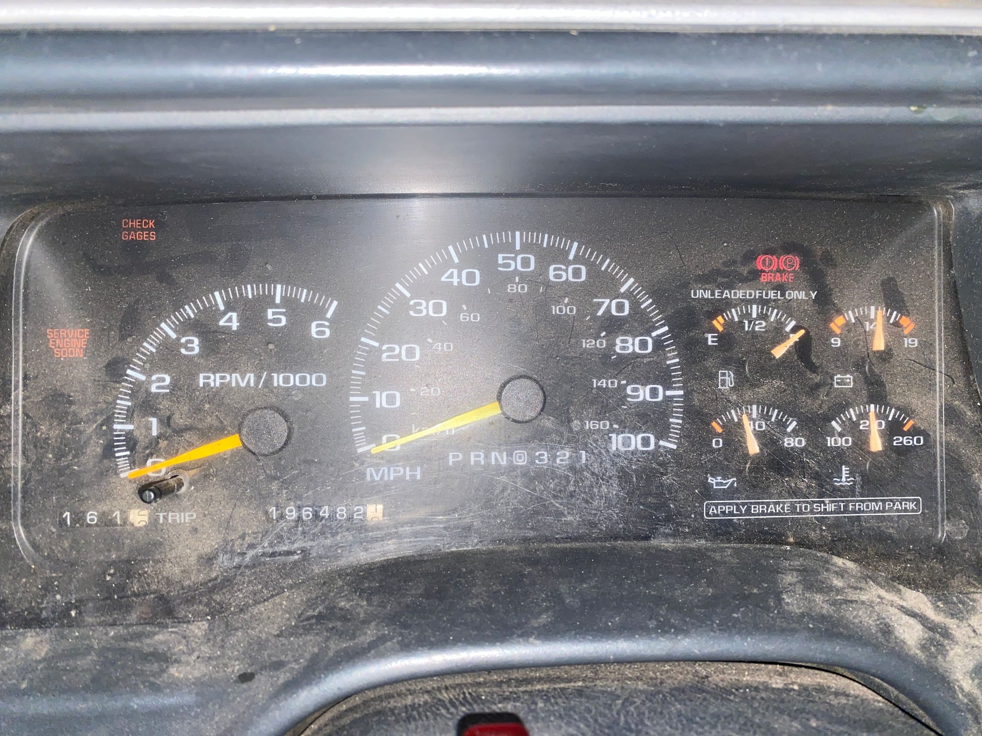 1997 Chevy Silverado C1500 (5.7 V8) RPM/Speedo stuck at 0. Chevrolet