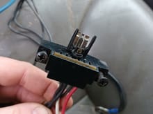 from a 1991 suburban 1500 i just bought not to long ago . what is it ? goes to a relay that connects to the orange and red wire , the big orange and red wires.underneath the steering wheel area .