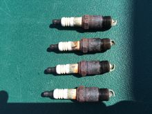 Spark plugs after 22 years and 126,000 miles