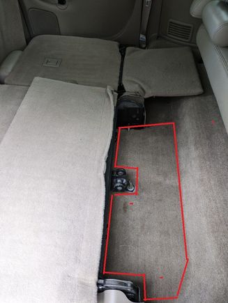 behind 2nd row storage?