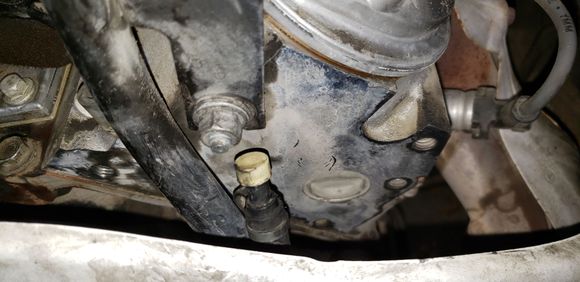 Vent tube near intake hanging loose