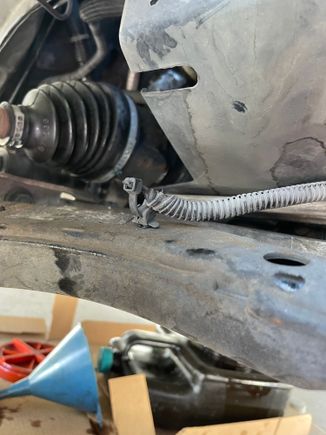 Passenger side coaxial connector???
