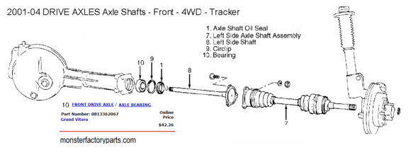 Differential tube bearing