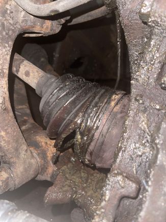 2005 Trailblazer CV Axle Boot Front Left