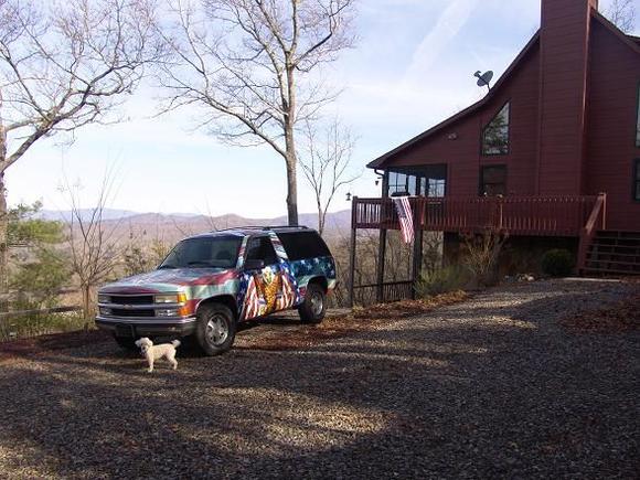 Home in the mountains.