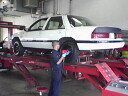 My Corsica getting wheel alignment
