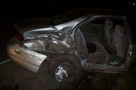 at the scene of the accident
