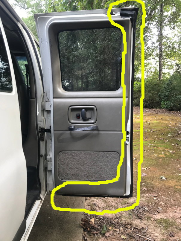 Cargo door seals (weatherstrip) for 96 - 02 - Chevrolet Forum