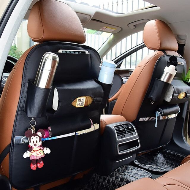 Accessories - Leather Car Storage Bag Multi-compartment Car Seat Storage Container Outdoors Bag - New - All Years Any Make All Models - Bellevue, Washington, WA 98004, United States