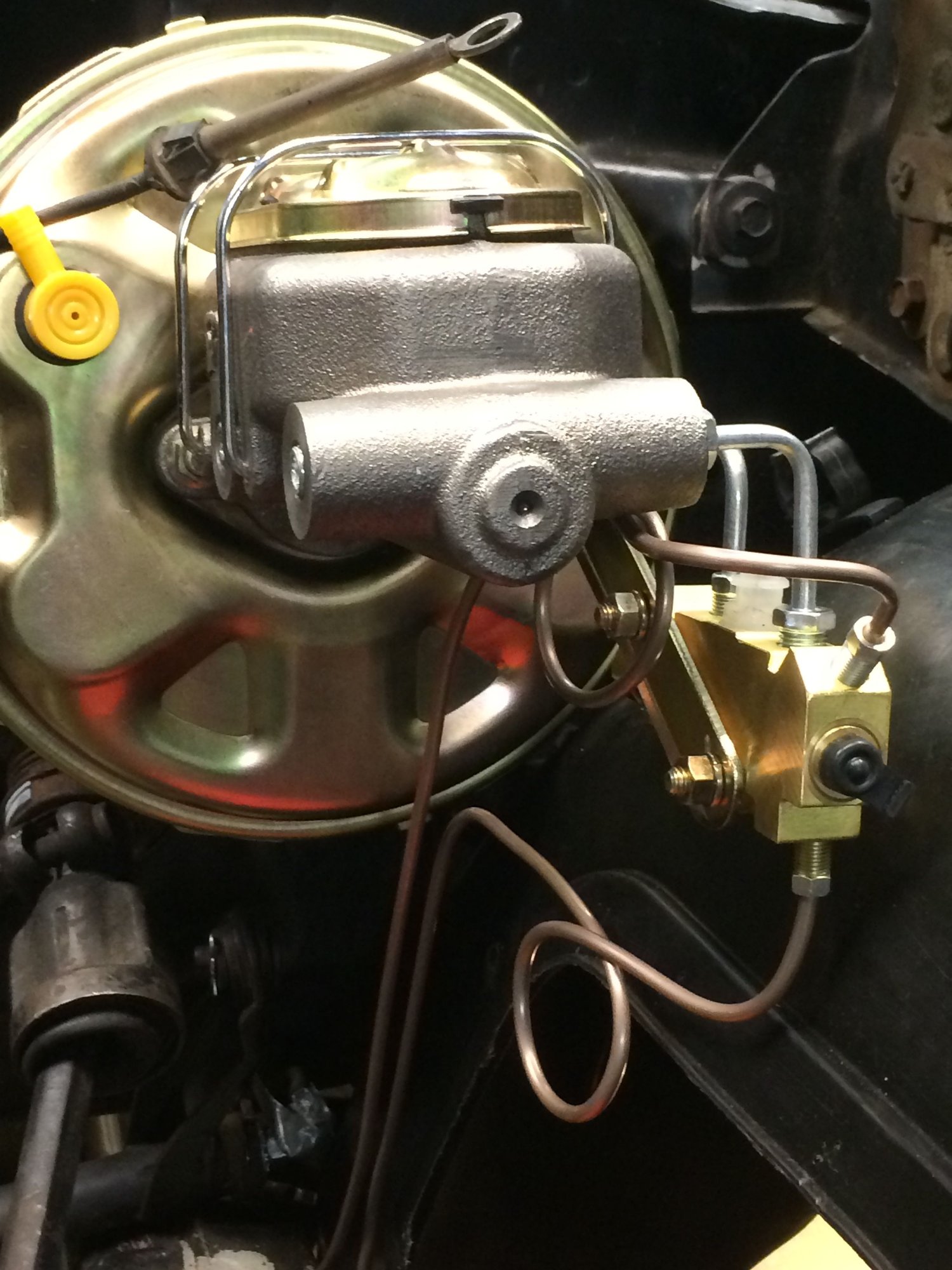 Proportioning Valve Relocation Lines?