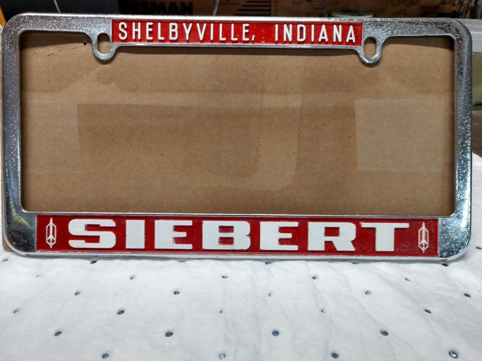 Dealer license plate frame