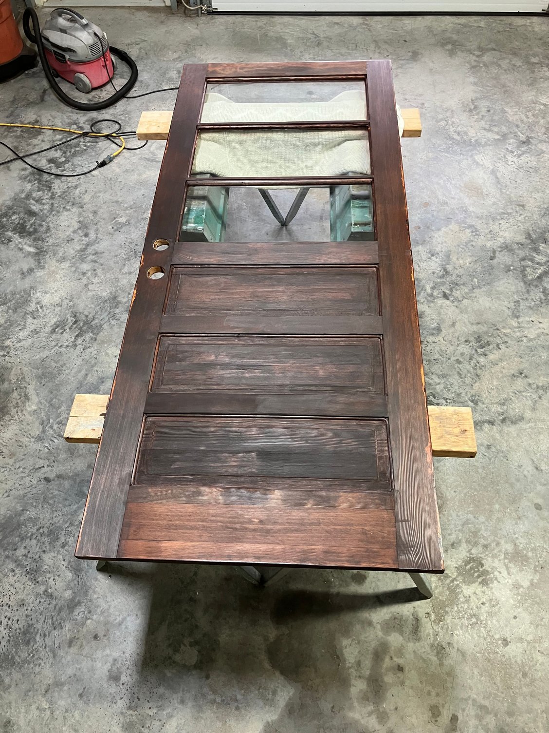 Stained (Red Mahogany)