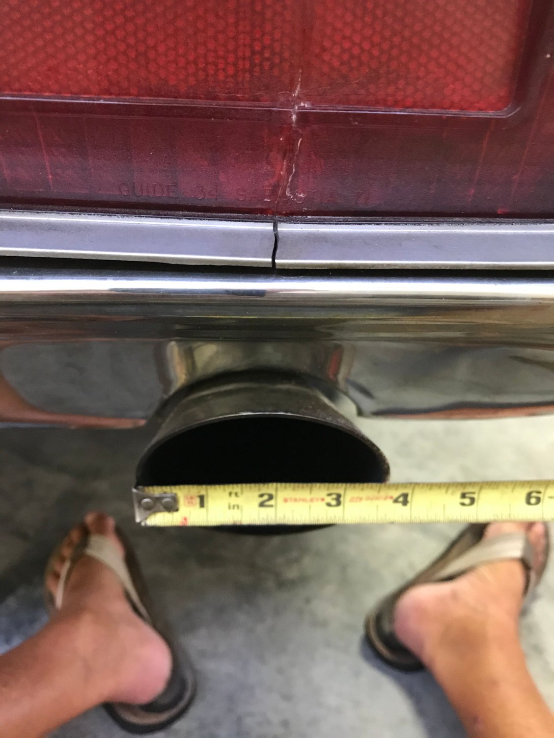 442 Rear bumper exhaust cut outs