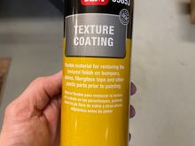 SEM product to restore texture. Not cheap. Only drawback is that it’s black so you have to lay the paint/dye on heavy to cover it. 